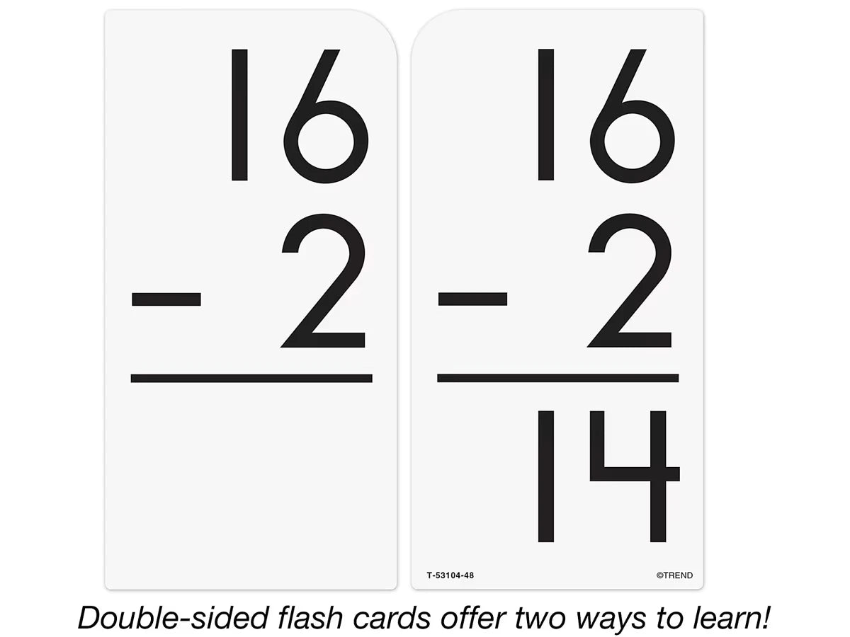 Subtraction 13-18 Flash Cards - US 7616