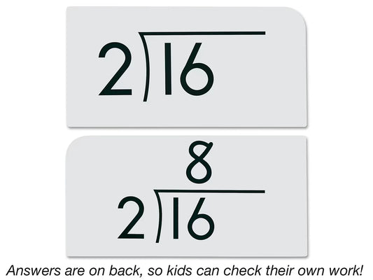 Division All Facts 0-12 Flash Cards - US 6994