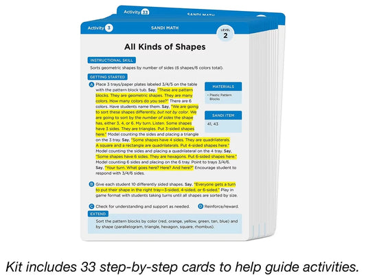 SANDI Instructional Kit: Math - Level 2 - US 1266