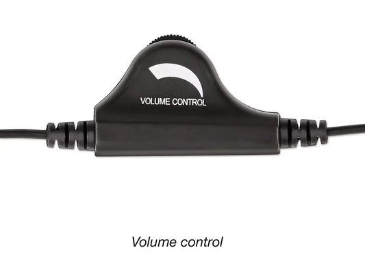 Multipurpose Headphones with Volume Control - US 8774
