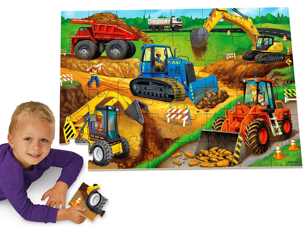 Construction Site Floor Puzzle - US 2279