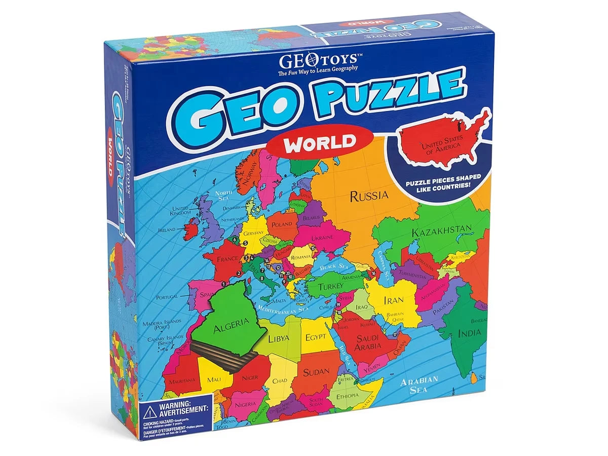 World GeoPuzzle - US 1940