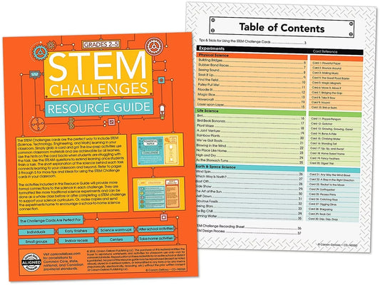 STEM Challenge Learning Cards - US 7810