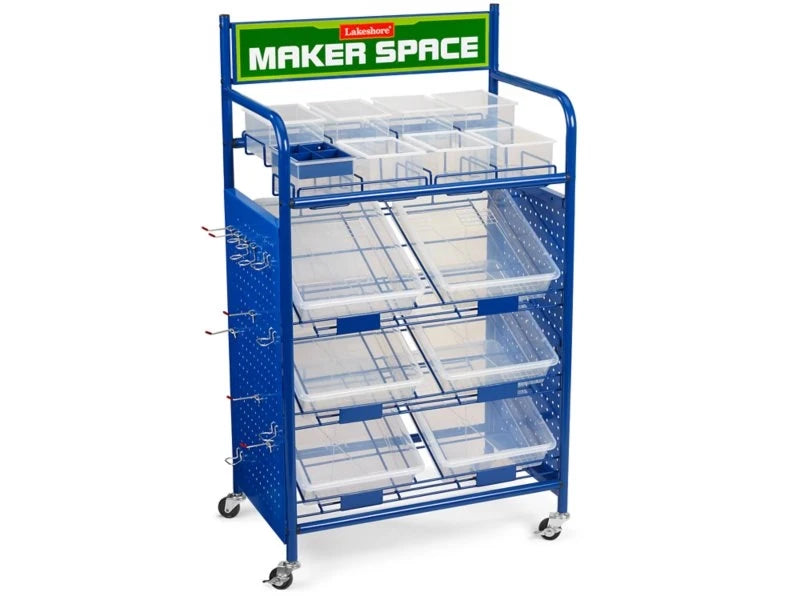 Maker Space Mobile Project Cart - Fully Loaded - US 3083