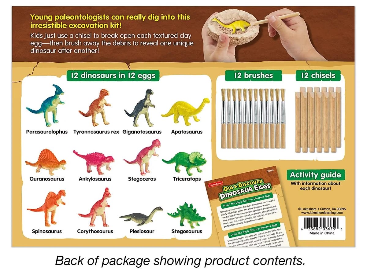 Dig & Discover Dinosaur Eggs - US 9581
