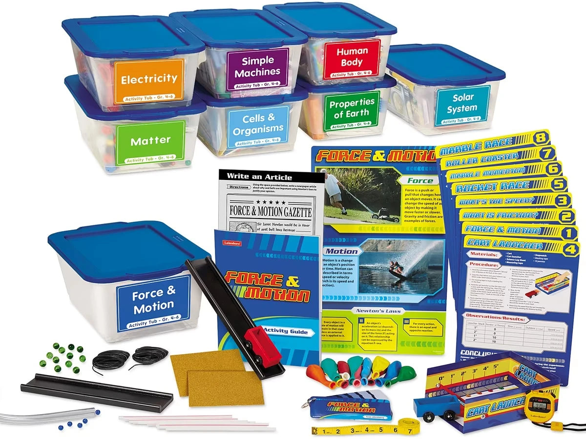 Learning Science Activity Tubs - Gr. 4-6 - Complete Set - US 3576