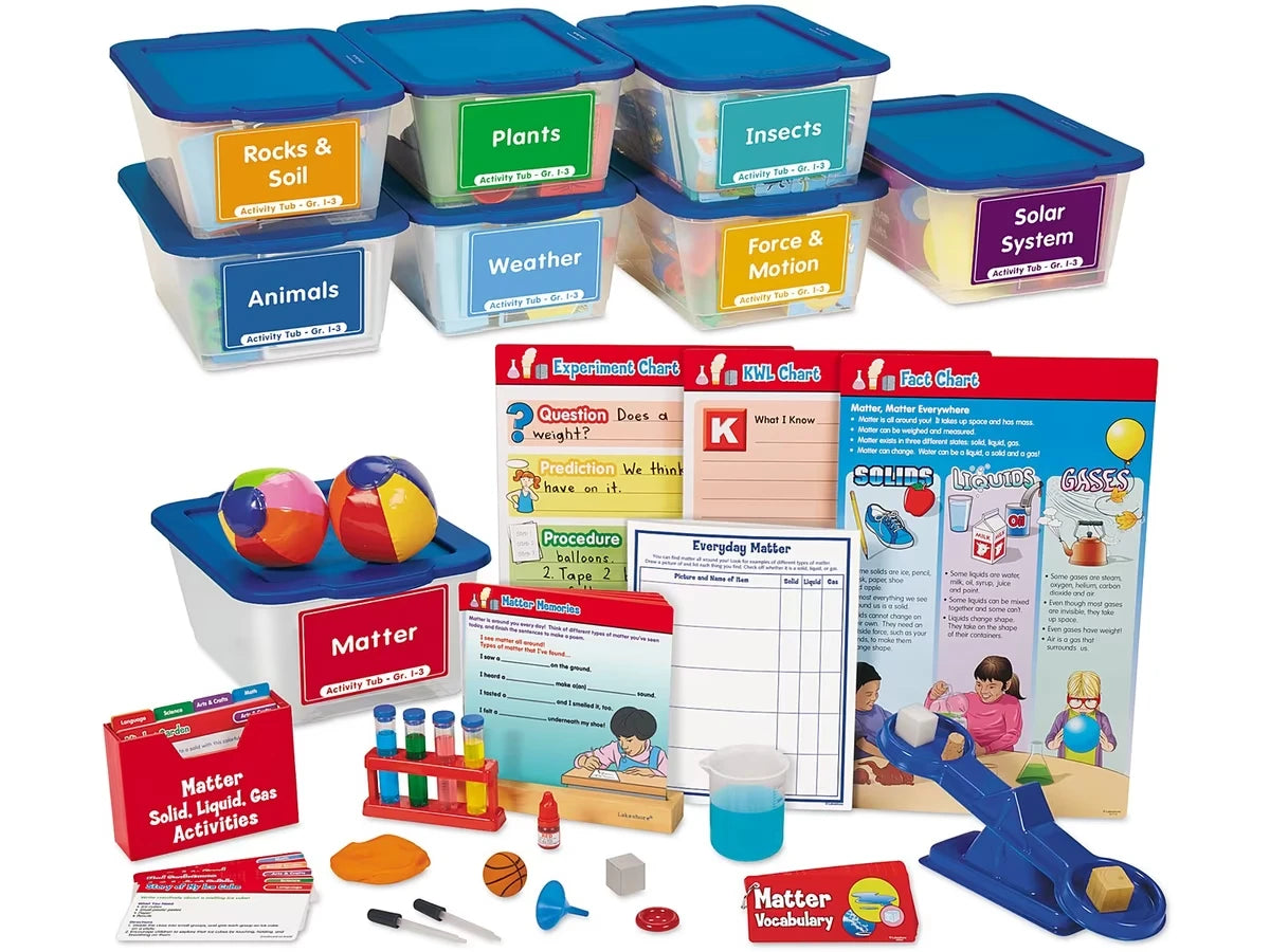 Learning Science Activity Tubs - Gr. 1-3 - Complete Set - US 6712