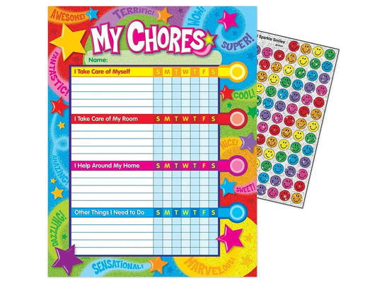 My Chores Charts - Set of 25 - US 6695