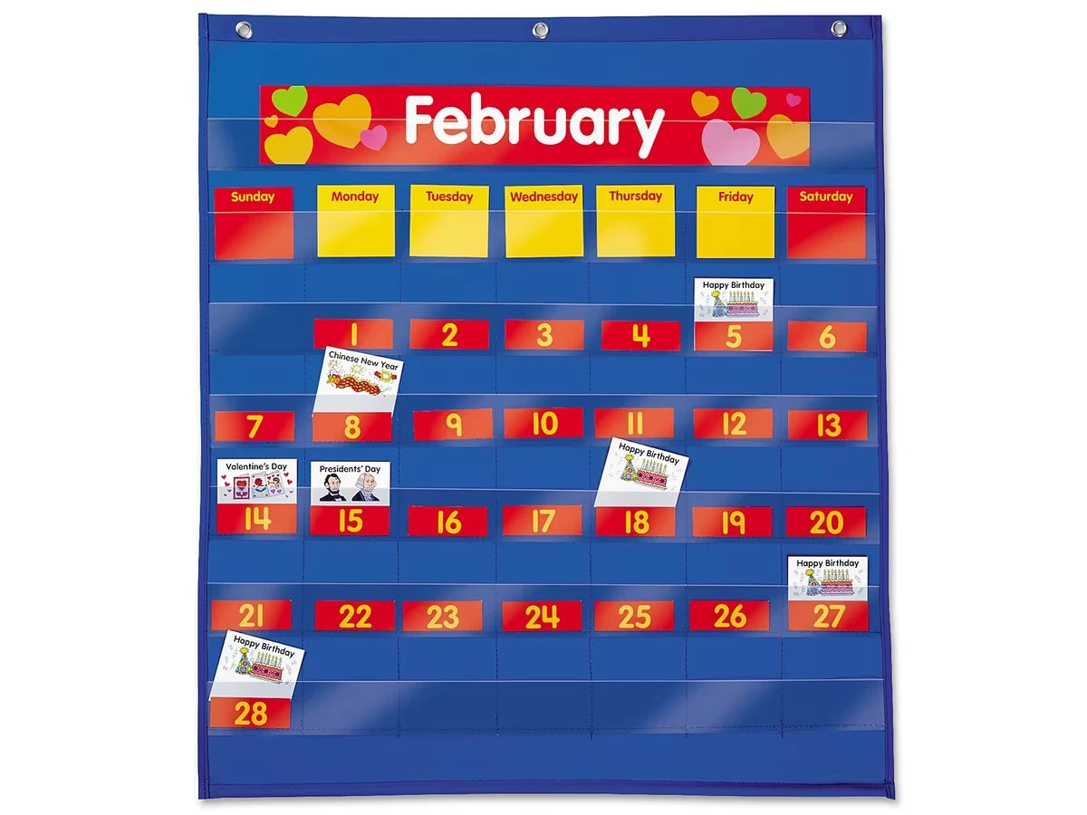 Classroom Calendar Pocket Chart - US 8385