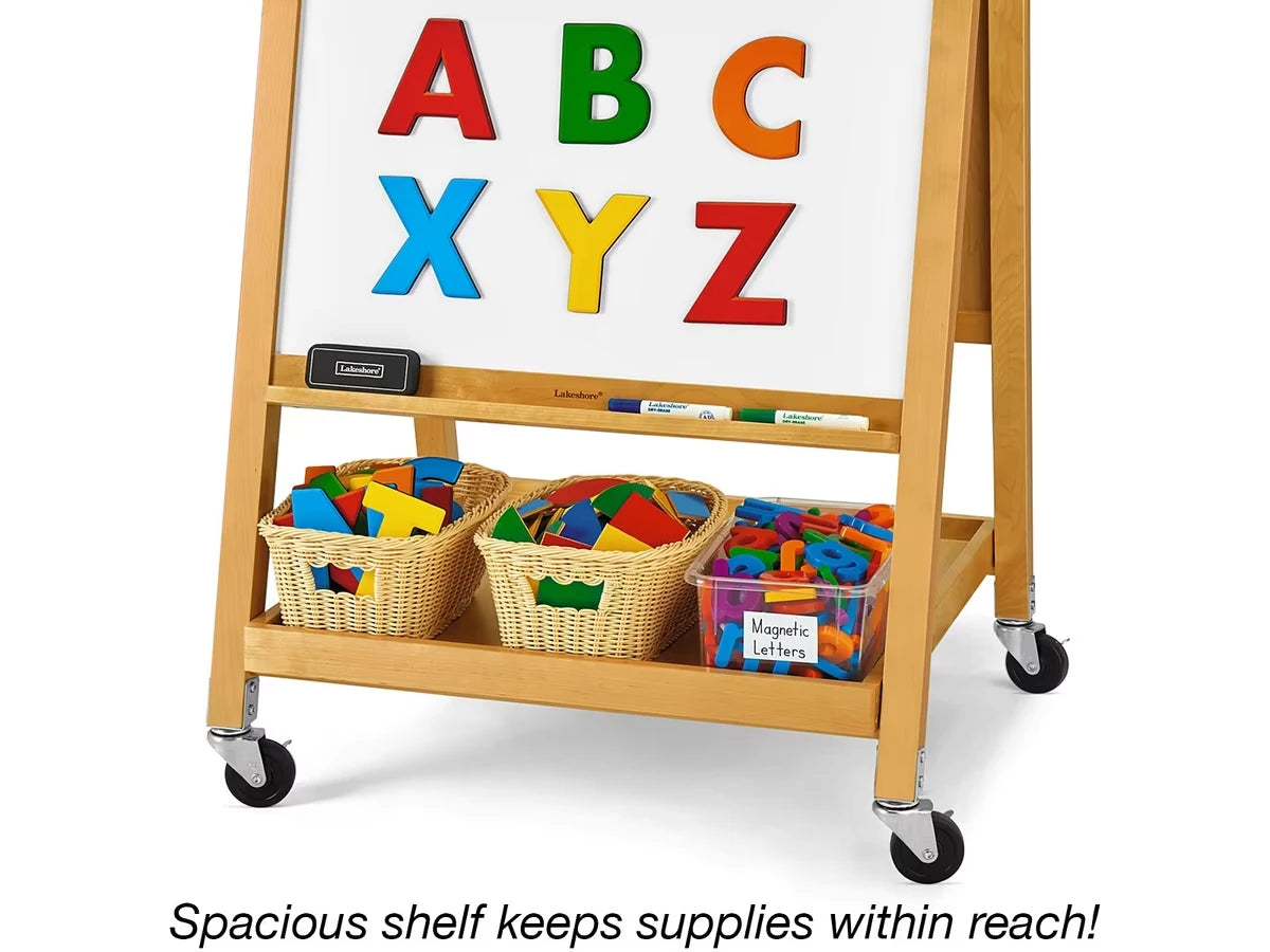 Hardwood Mobile Teaching Easel - US 2471