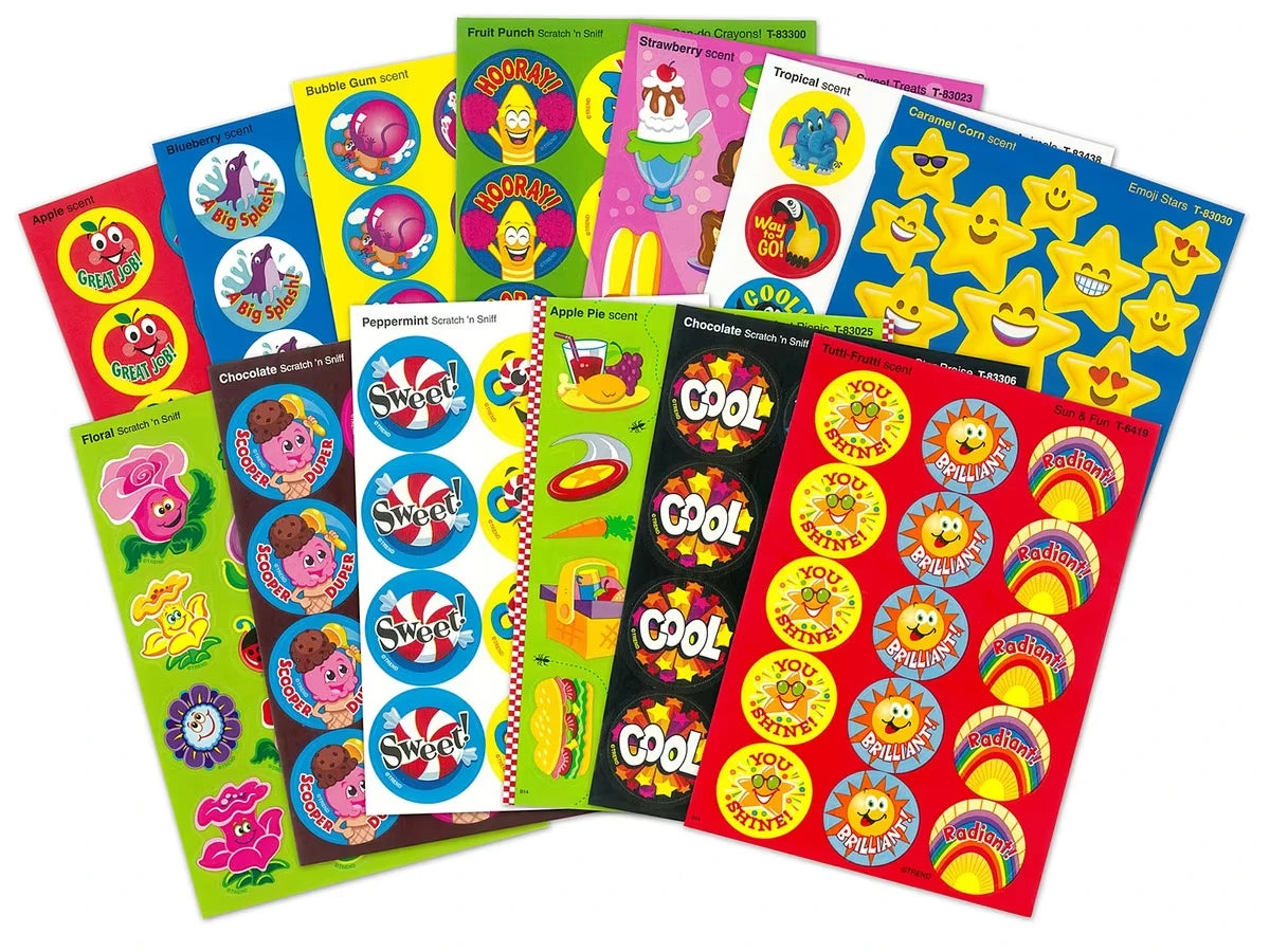 Sweet-Scented Motivational Stickers - Variety Pack - US 5761