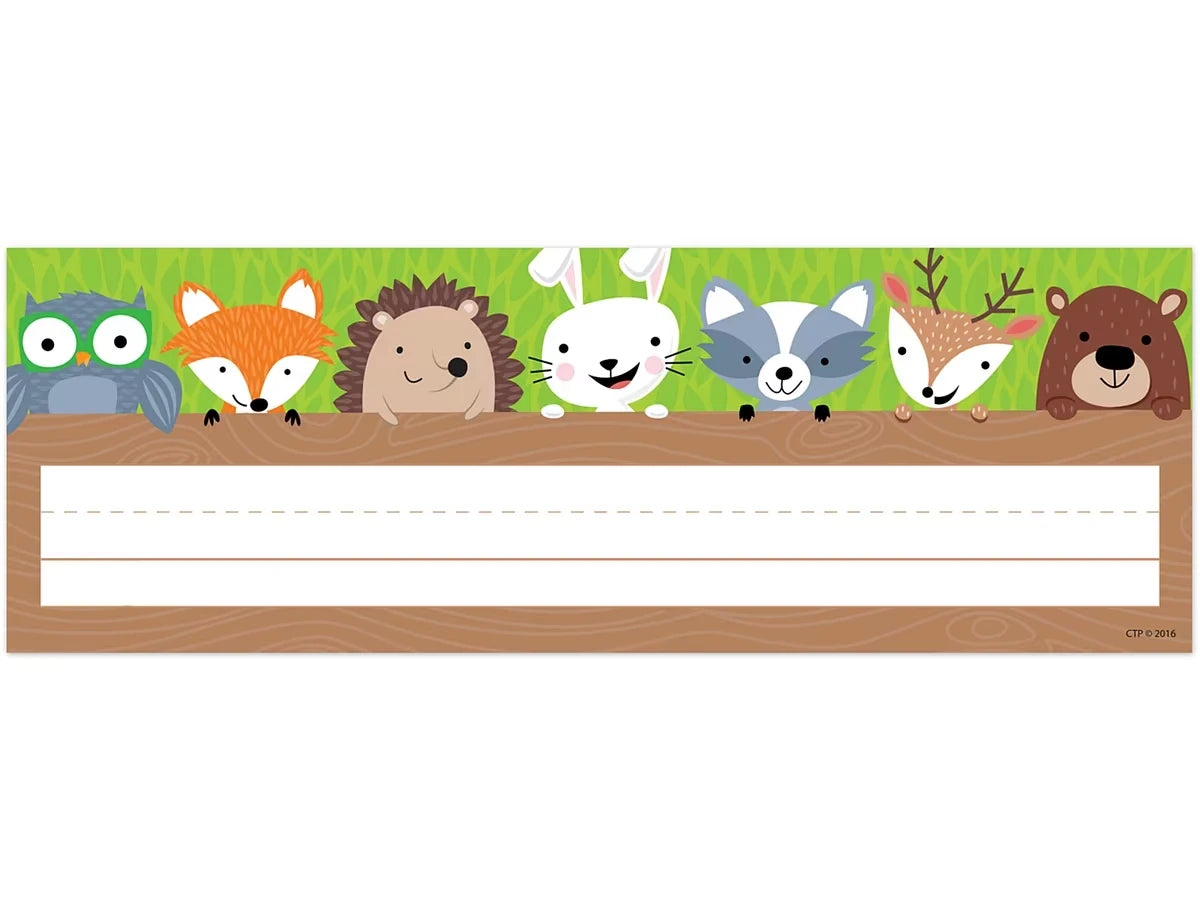 Woodland Friends Nameplates - US 2660