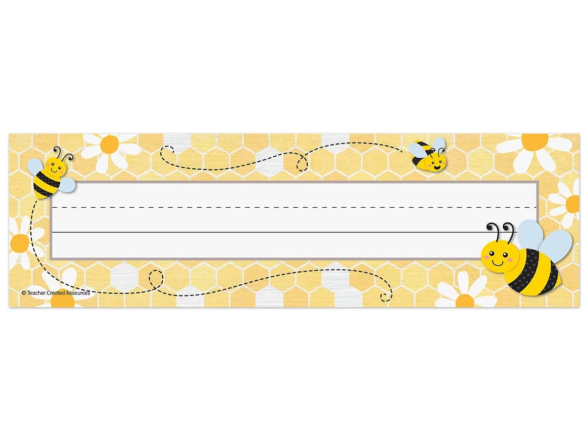 Buzzing Bees Nameplates - US 6611