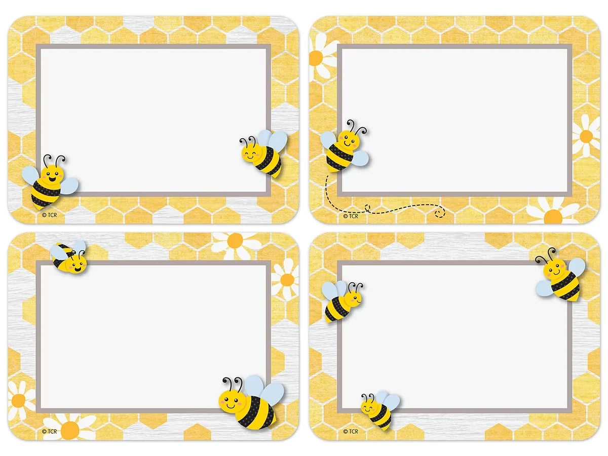 Buzzing Bees Name Tags - US 3820