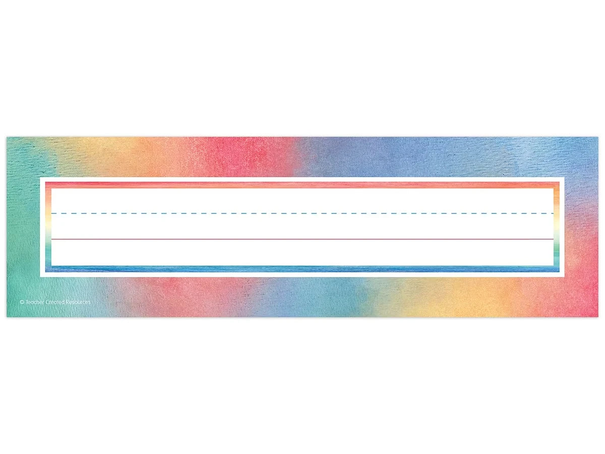 Watercolor Nameplates - US 6833