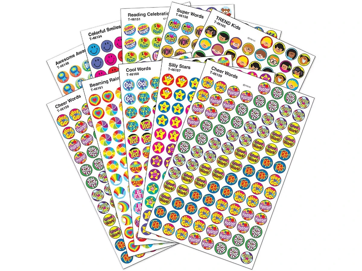 Motivational Mini Stickers - Variety Pack - US 7255