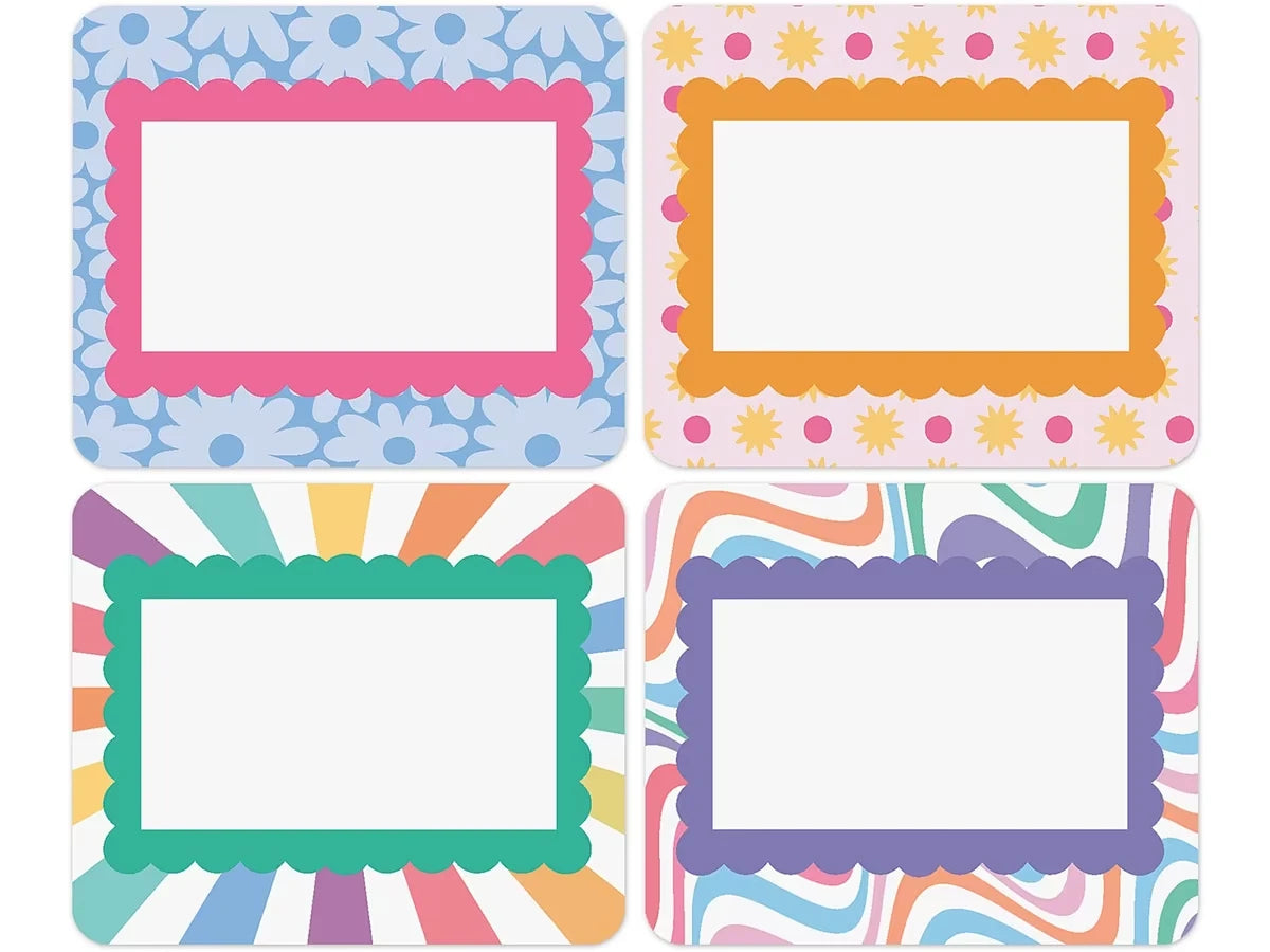 Retro Remix Name Tags - US 7431