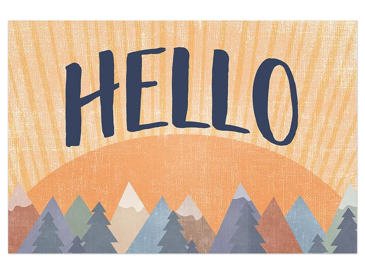 Moving Mountains Hello Postcards - US 6097