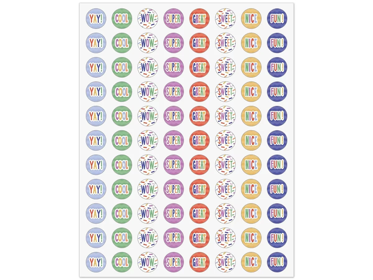 Color Crush Mini Stickers - US 8668