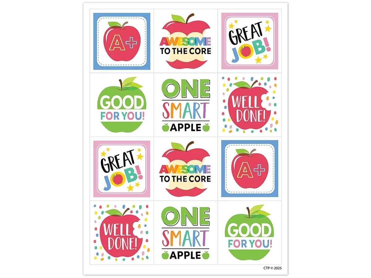 Apple Time Motivational Stickers - US 3898