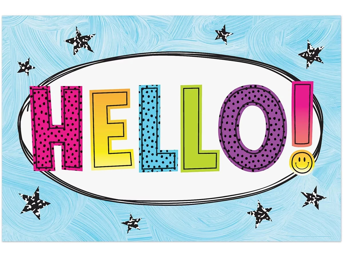 Brights 4Ever Hello Postcards - US 7445