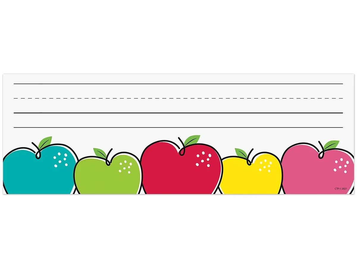 Doodle Apple Nameplates - US 8255