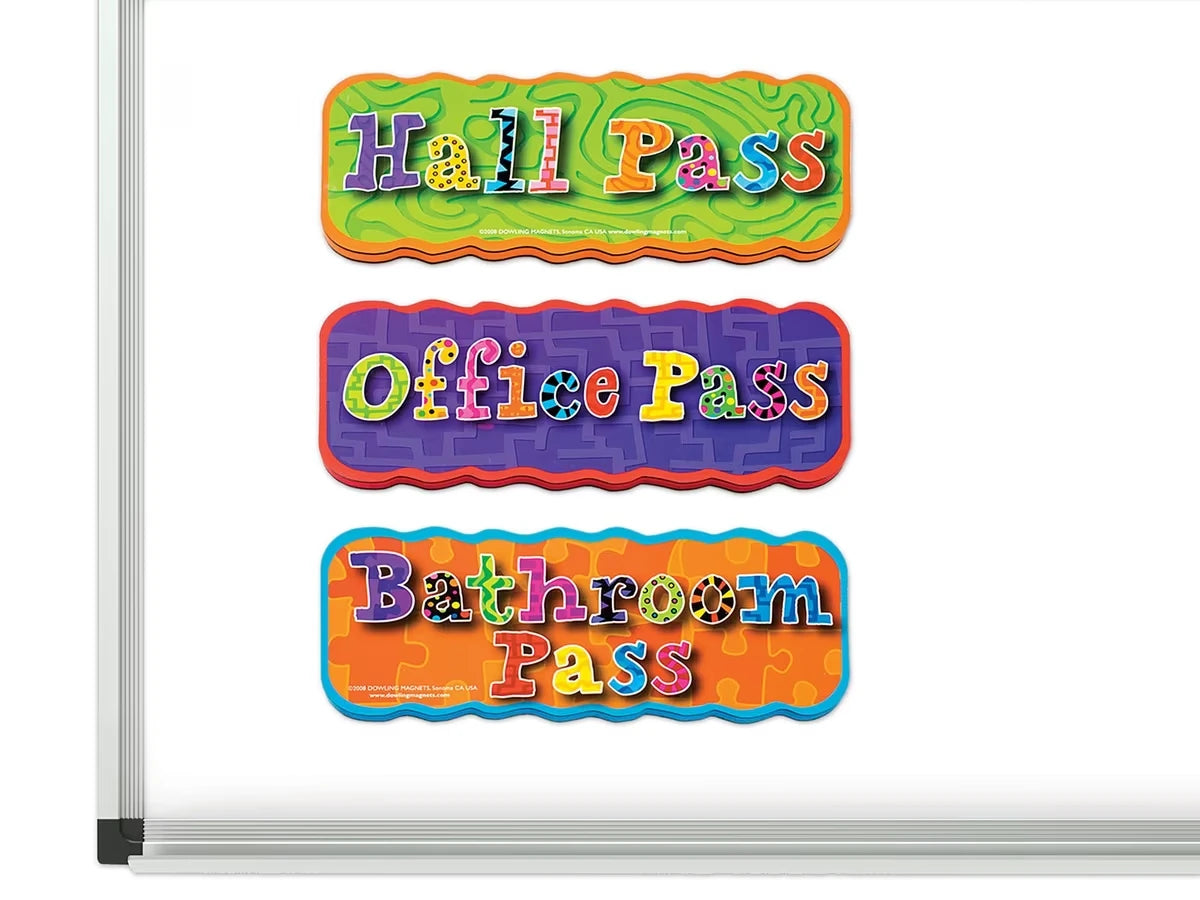 Magnetic Hall Passes - US 8319