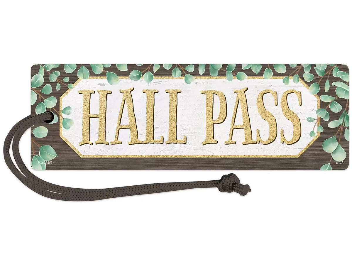 Eucalyptus Magnetic Student Hall Pass - US 6412