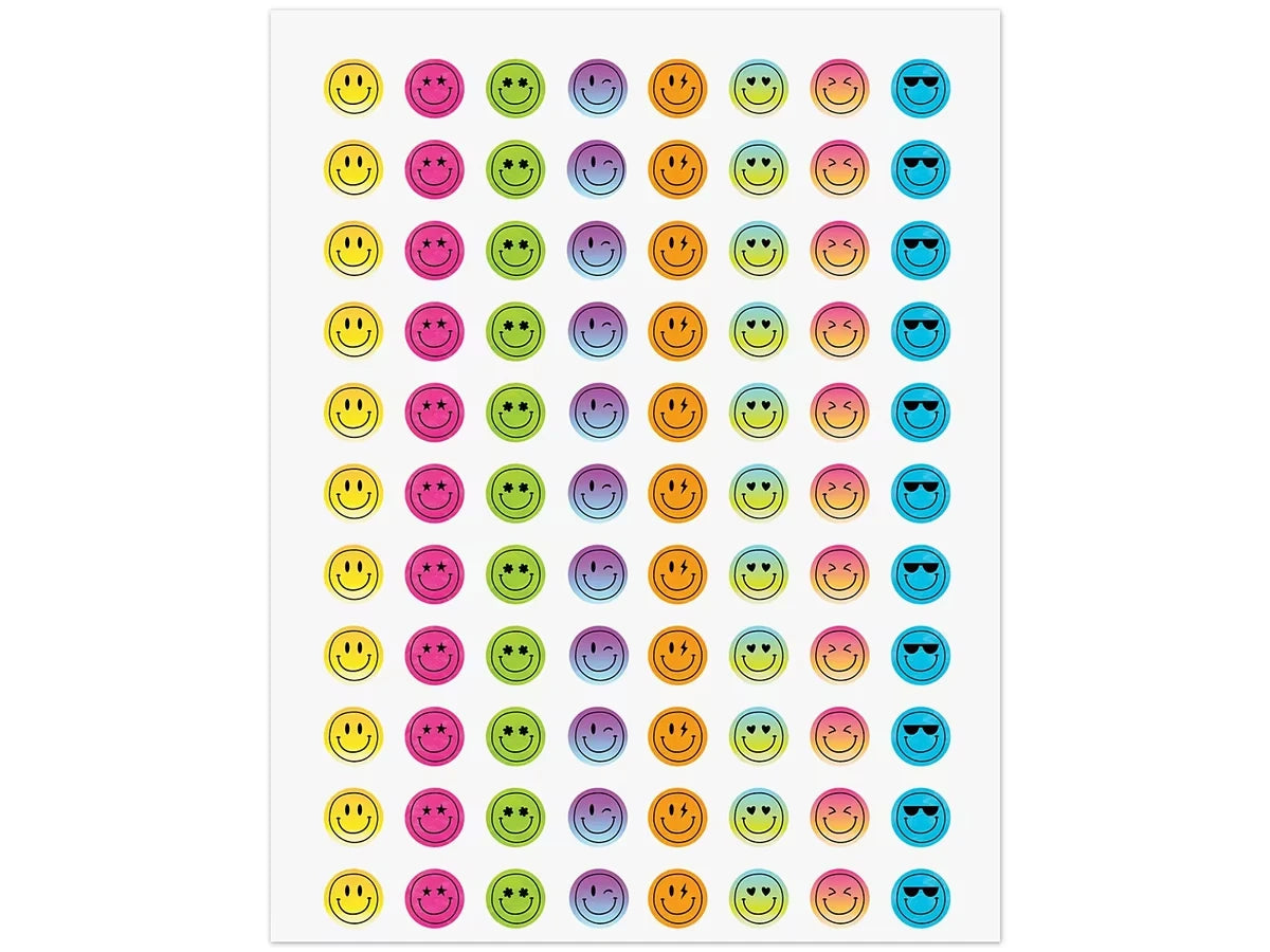Brights 4Ever Smiley Face Mini Stickers - US 3169