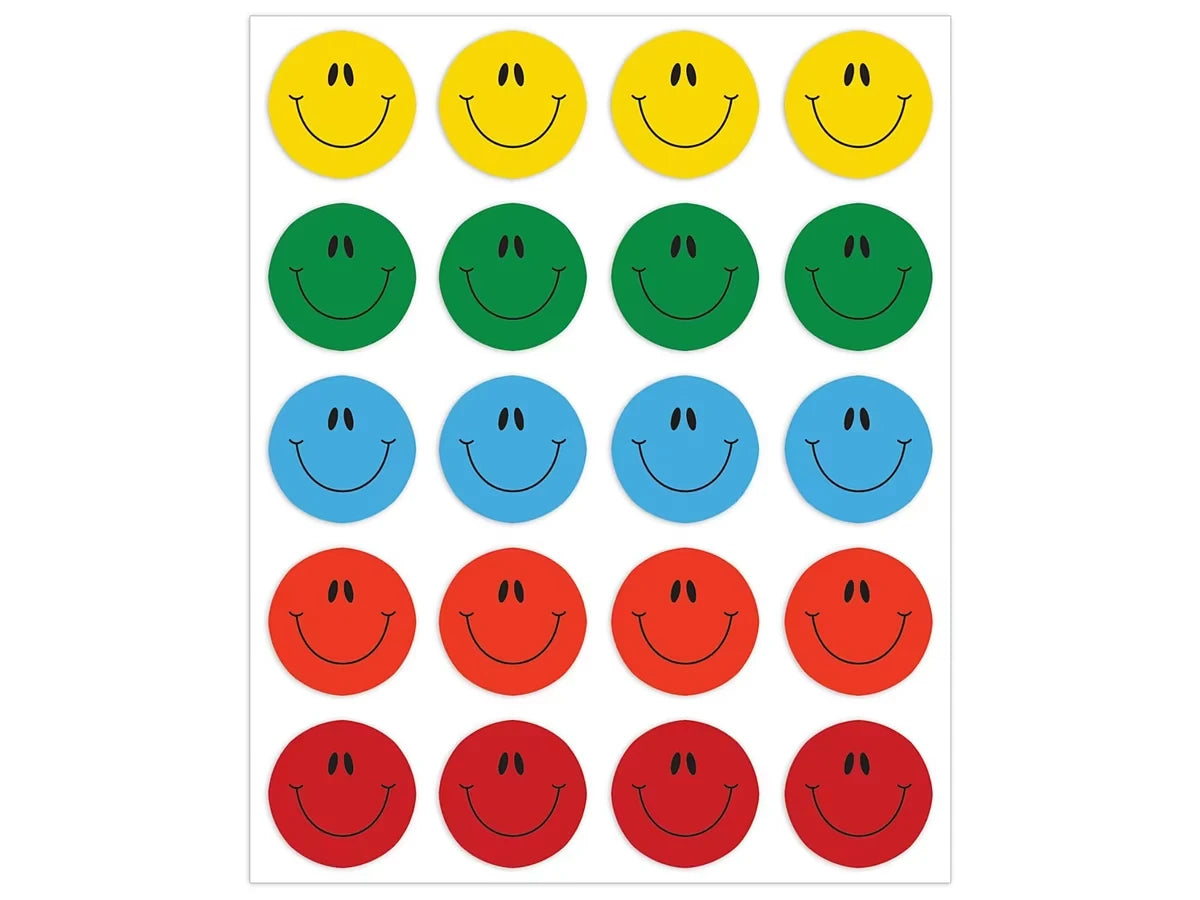 Smiley Face Stickers - US 9615