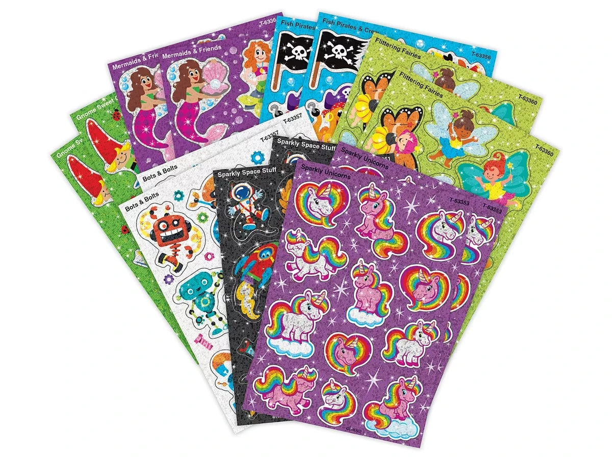 Just Imagine Sparkle Stickers - Variety Pack - US 9595