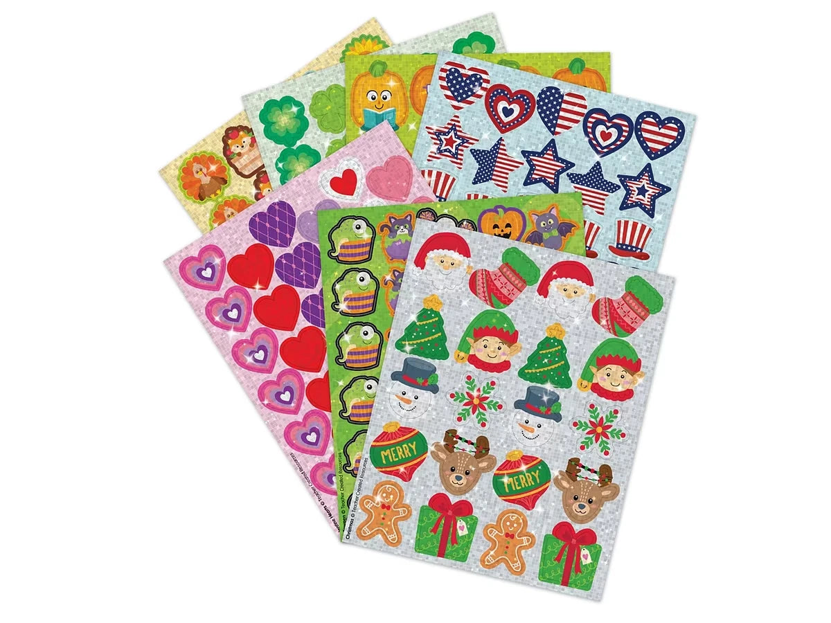 Holiday Celebration Stickers - Variety Pack - US 2668