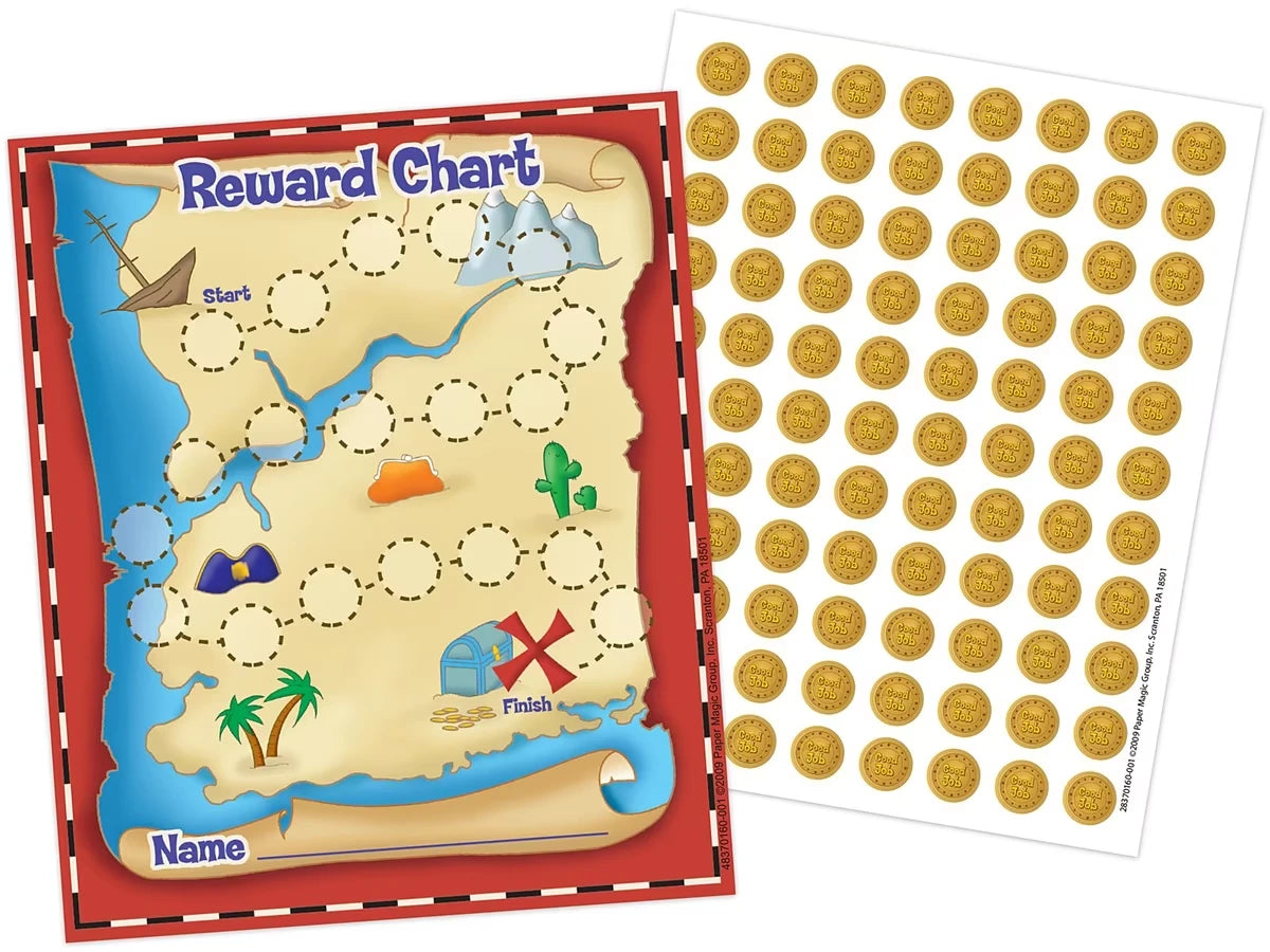 Treasure Hunt Mini Incentive Charts - US 3856