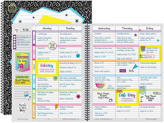 Brights 4Ever Teaching Is My Jam Lesson Plan Book - US 7002