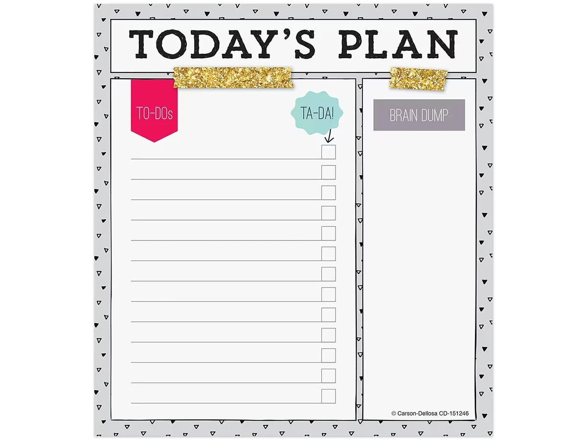 Today’s Plan Notepad - US 6800
