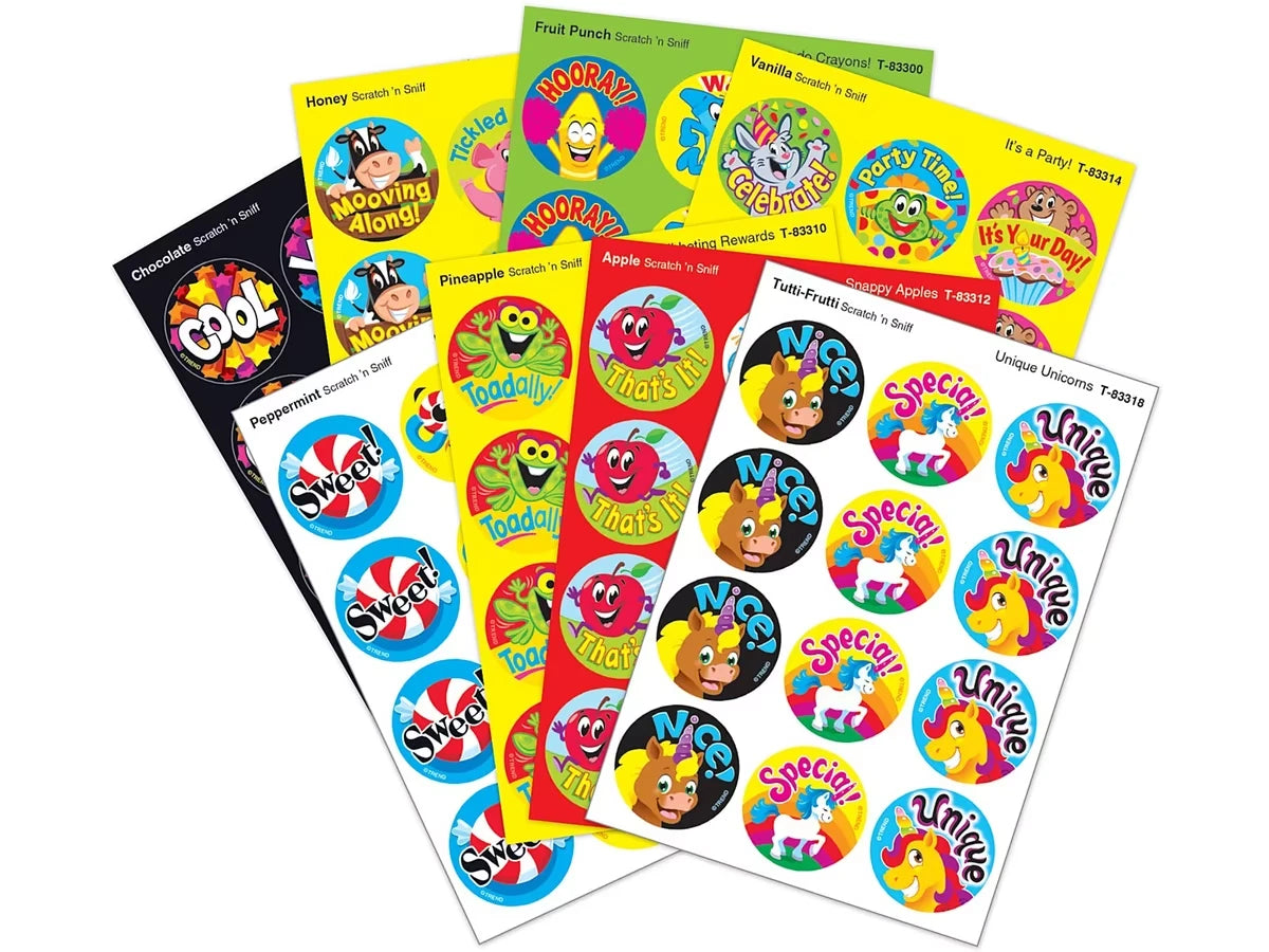 Pep Talk Scented Motivational Stickers - Variety Pack - US 6331