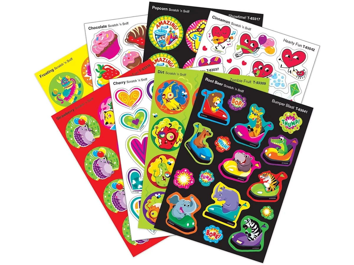 Kid Zone Scented Stickers - Variety Pack - US 9842