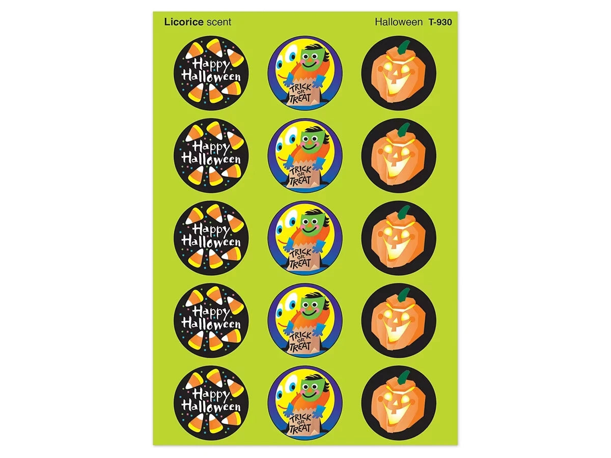 Halloween Licorice-Scented Stickers - US 5648