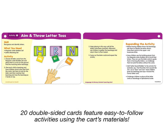 Language & Literacy Instant Learning Cart - Preschool-K - US 6048