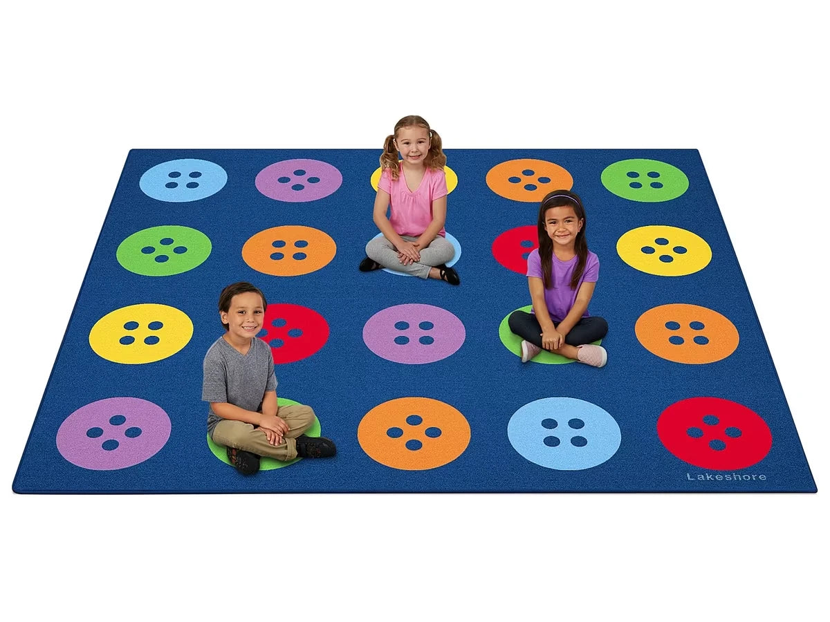 Colorful Buttons Seating Carpets - US 7799