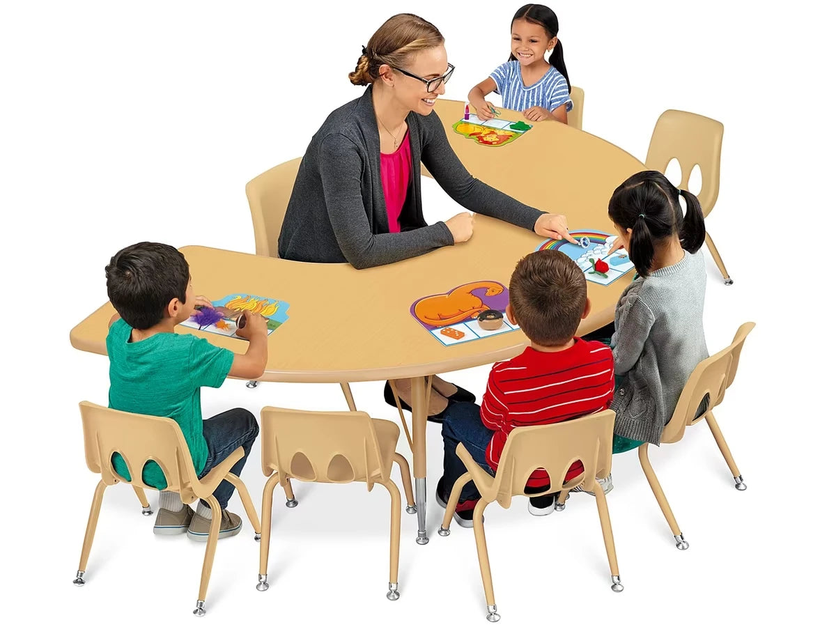Natural Adjustable Teaching Tables - US 8542