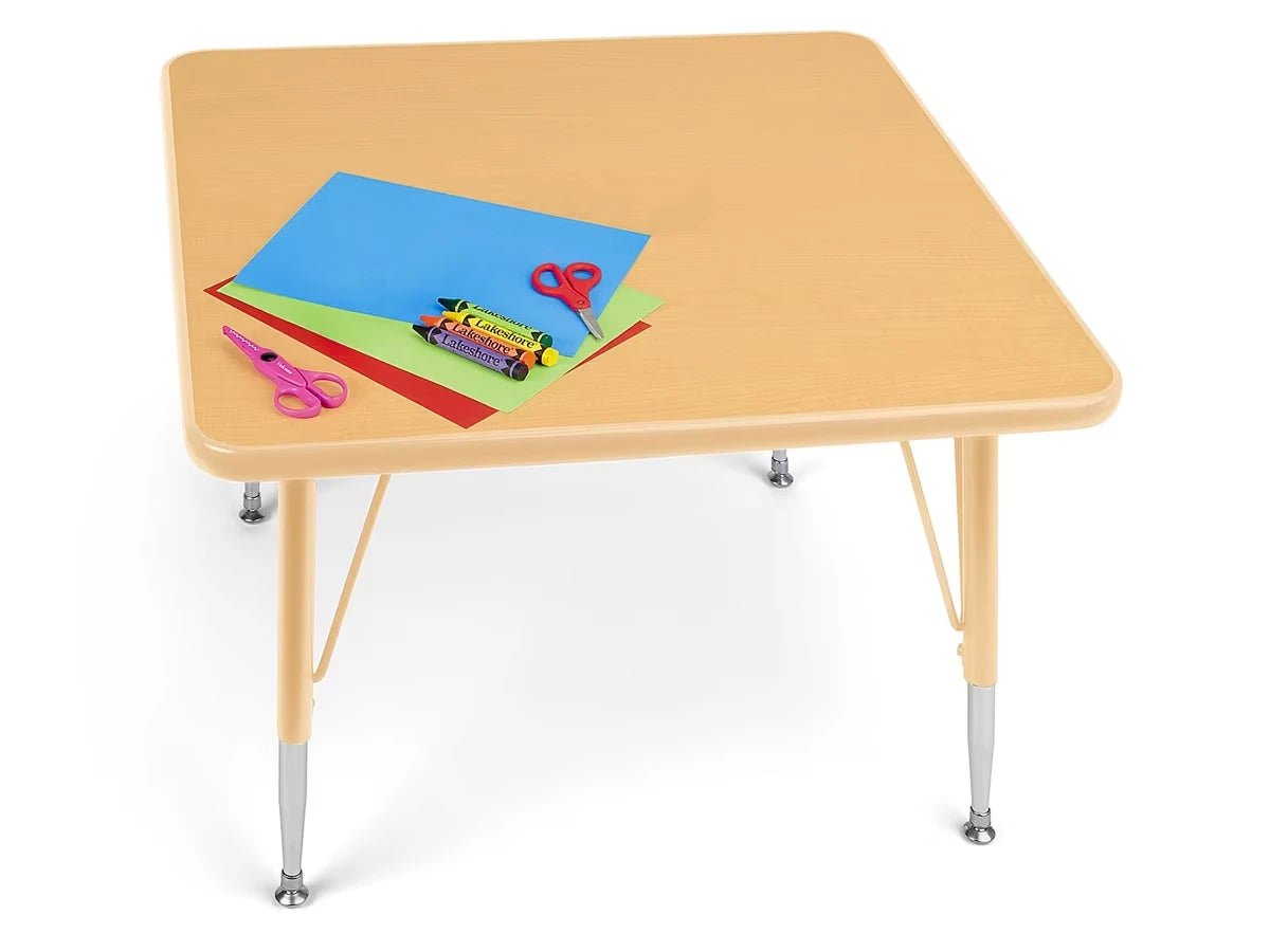 Natural Adjustable Square Tables - US 3075