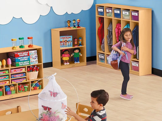 Classic Birch Coat Lockers for 10 - US 8455
