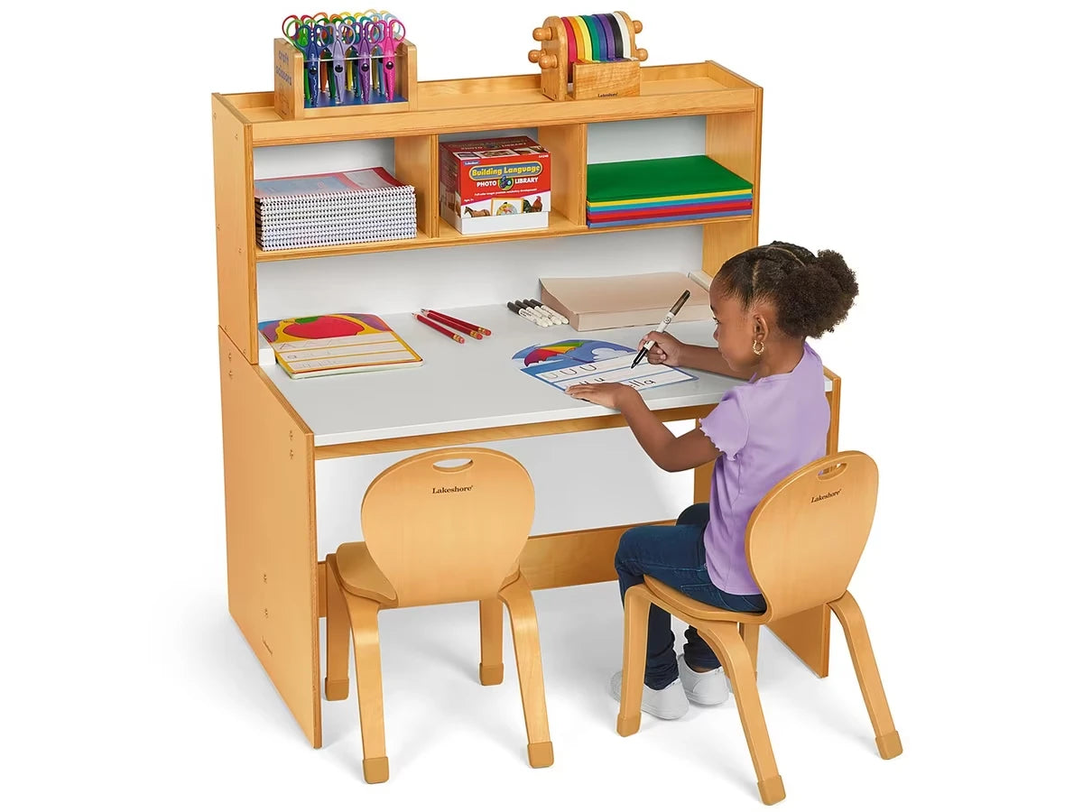 Classic Birch Space-Saver Writing Center - US 2390