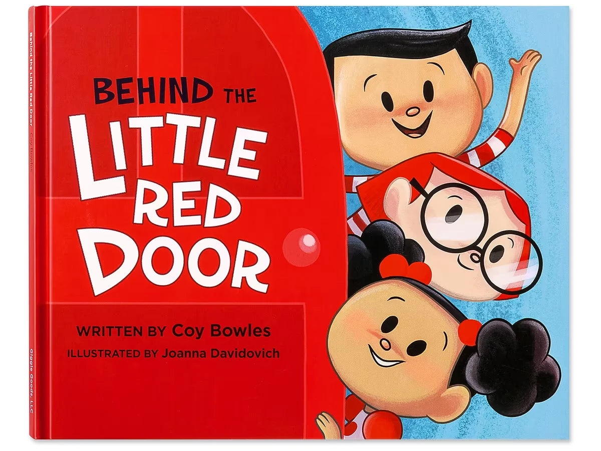 Behind the Little Red Door Hardcover Book - US 5798