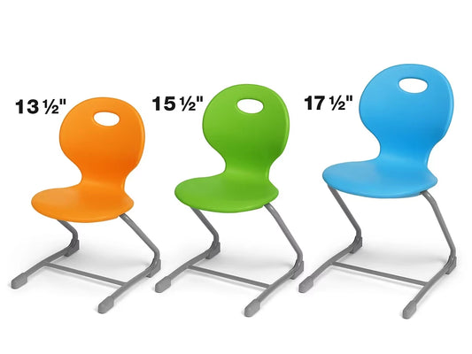 Flex-Space Ergo Bounce Cantilever Chairs - US 7119