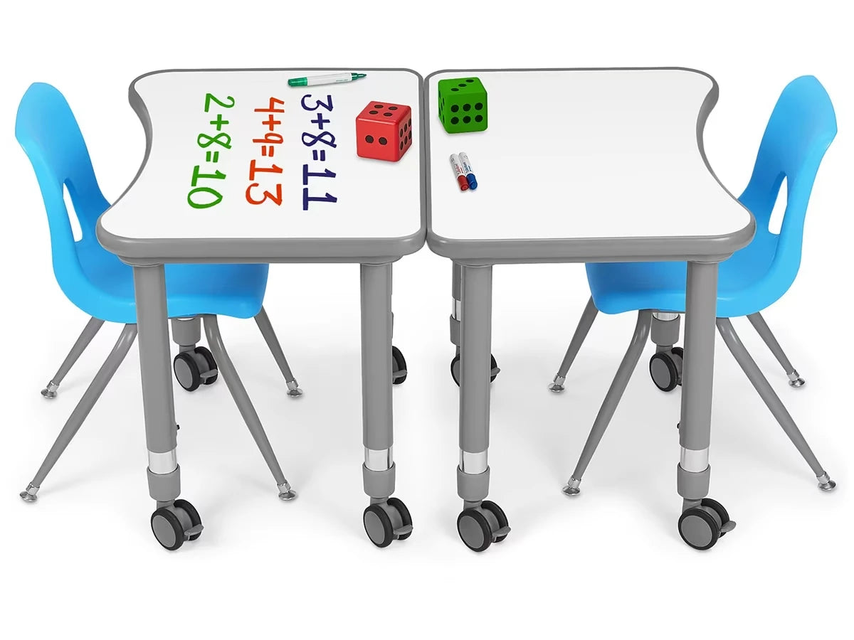 Flex-Space Write & Wipe Mobile Student Desk - US 9496