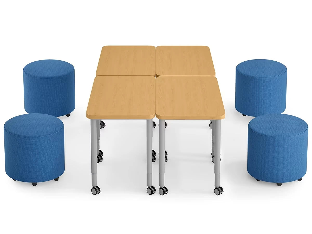 Modern Edge Mobile Lounge Seat & Desk Zone - US 8483
