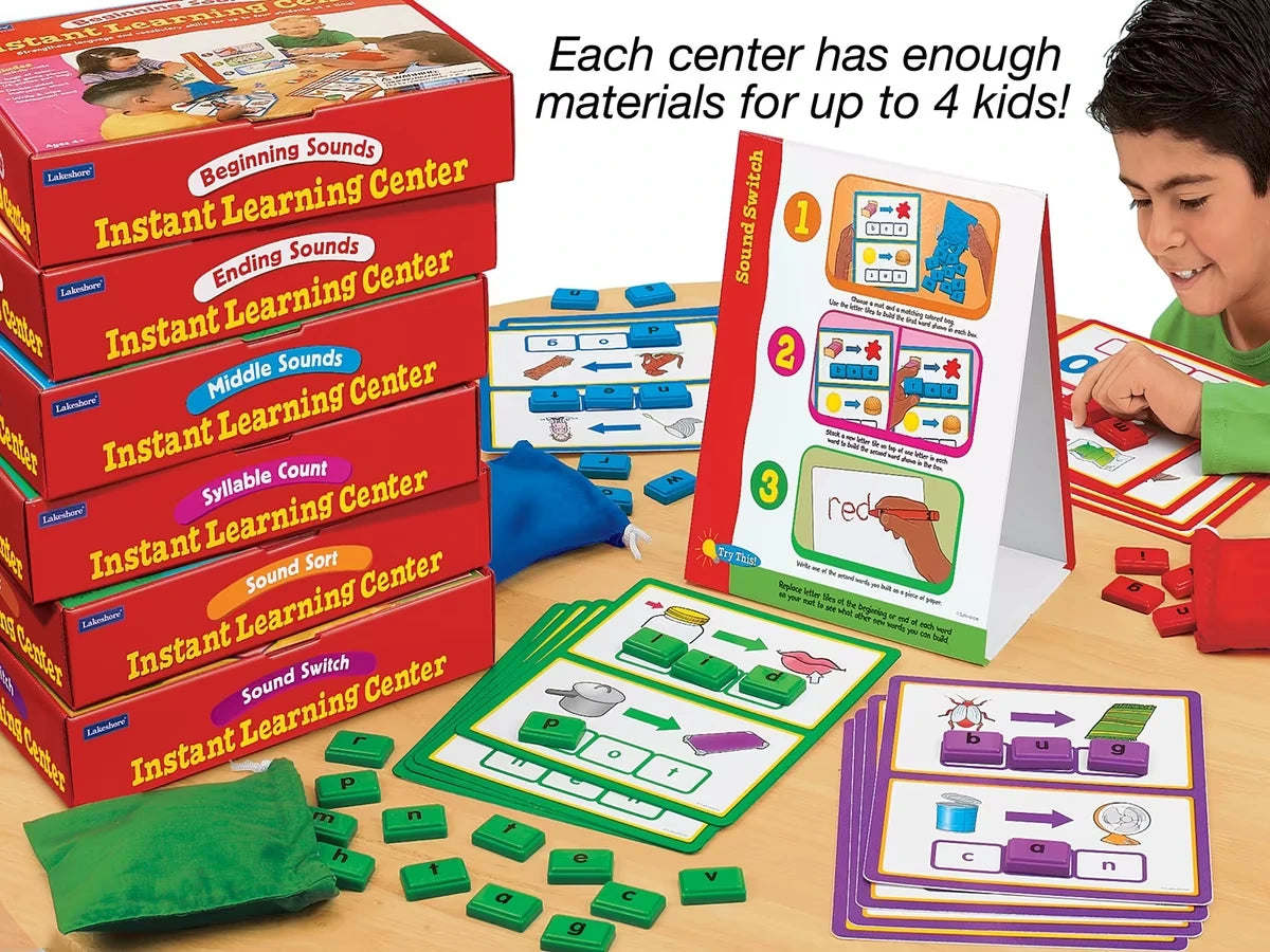 Phonemic Awareness Instant Learning Centers - Complete Set - US 4406