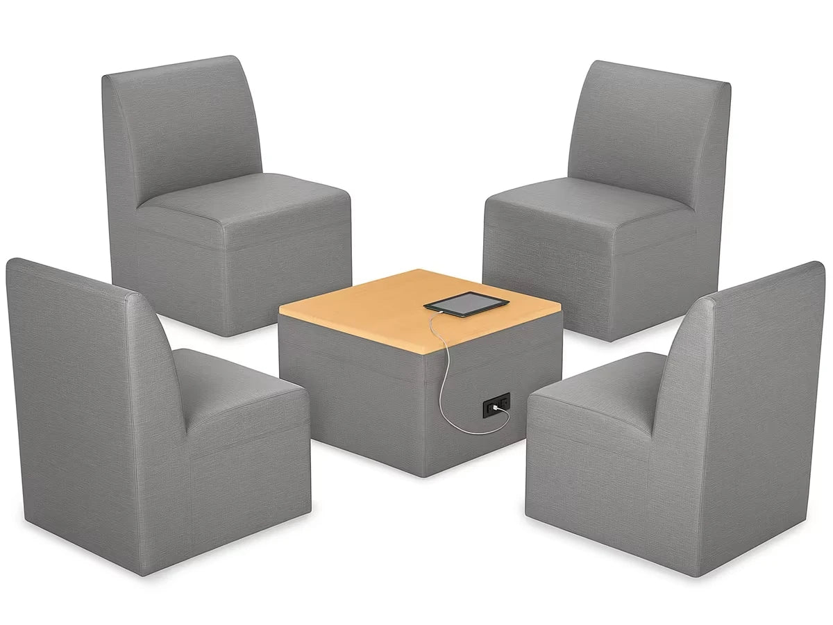 Modern Edge Chair & Powered Table Zone - US 2546